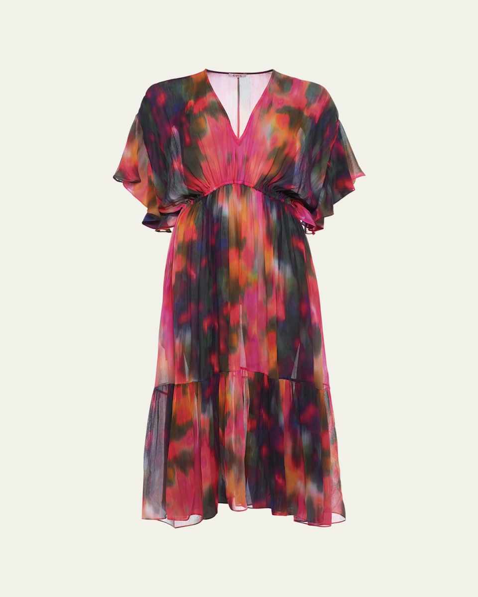 Infinie V-Neck Maxi Dress